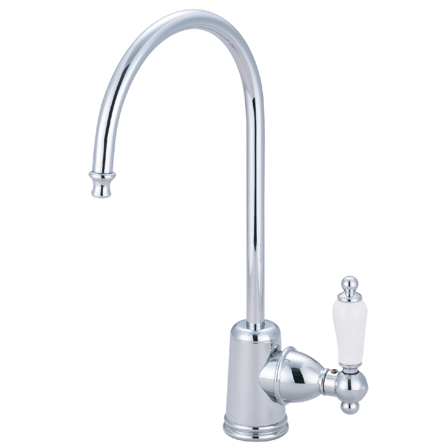 Kingston Heirloom KS7191PL - Victorian Single-Handle 1-Hole Deck Mount Water Filtration Faucet, Polished Chrome — image 1